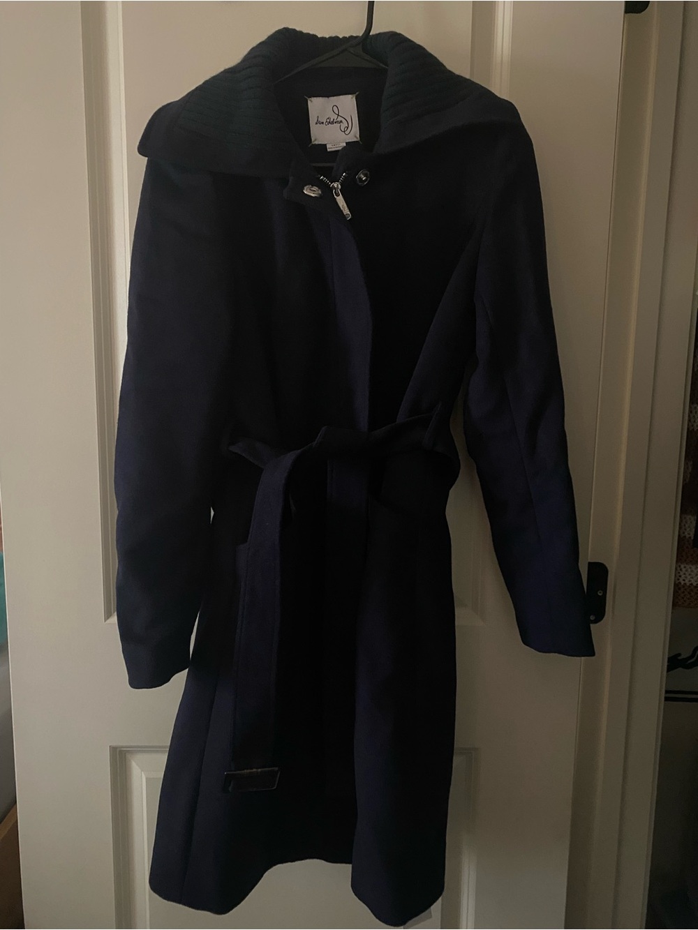 SAM EDELMAN NAVY TRENCH COAT